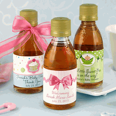 Baby Shower Maple Syrup Favors