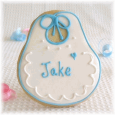 It’s a Boy, Girl or Baby Bib Cookies