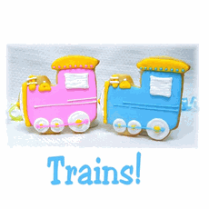 Choo Choo Train Cookies