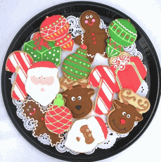 Christmas Cookie platter