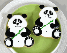 Panda Cookies