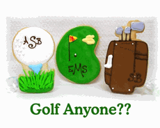 Golf Cookies